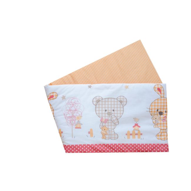 Set protectii patut Sweet Dreams, din bumbac, 63x127 cm KDE35NBSWD63127
