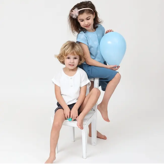 Camasa cu nasturi de vara pentru copii, din muselina, Pearl, 116-122 cm (6-7 ani) KDECNVCM67PEARL