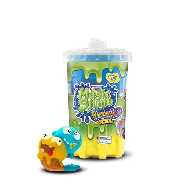 Craze - Magic Slime XXL 600 ml mix de trei culori cu figurina care absoarbe slime-ul modele asortate ARTCRZ54031