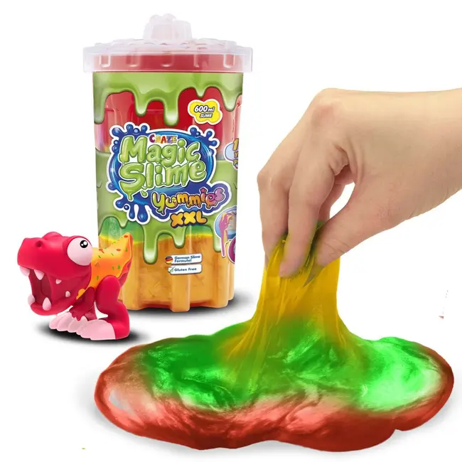 Craze - Magic Slime XXL 600 ml mix de trei culori cu figurina care absoarbe slime-ul modele asortate ARTCRZ54031