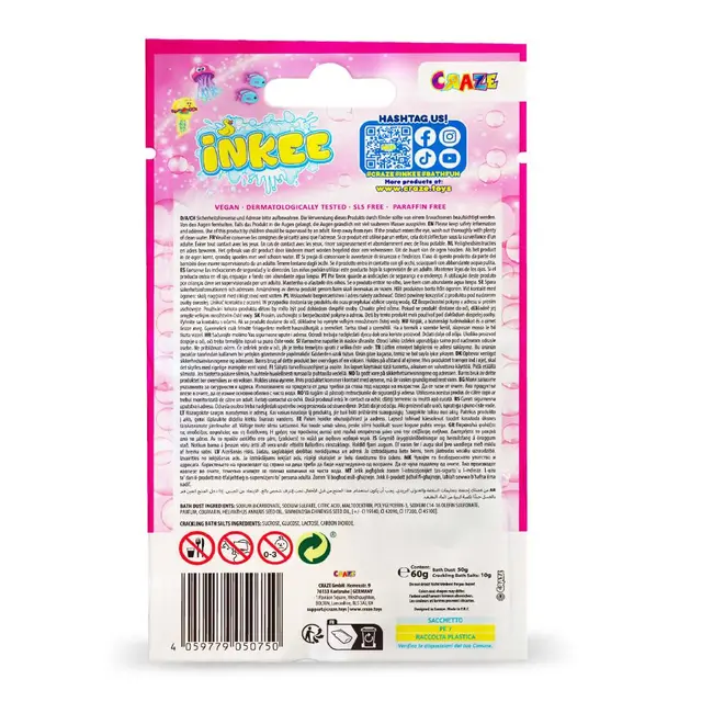 Craze - Saruri de baie Inkee sirena Galupy culori asortate ARTCRZ50750