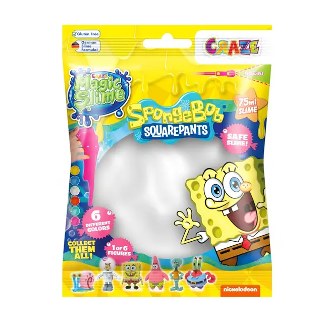 Craze - Slime magic diverse culori in punguta 75ml cu surpriza figurina SpongeBob ARTCRZ52754
