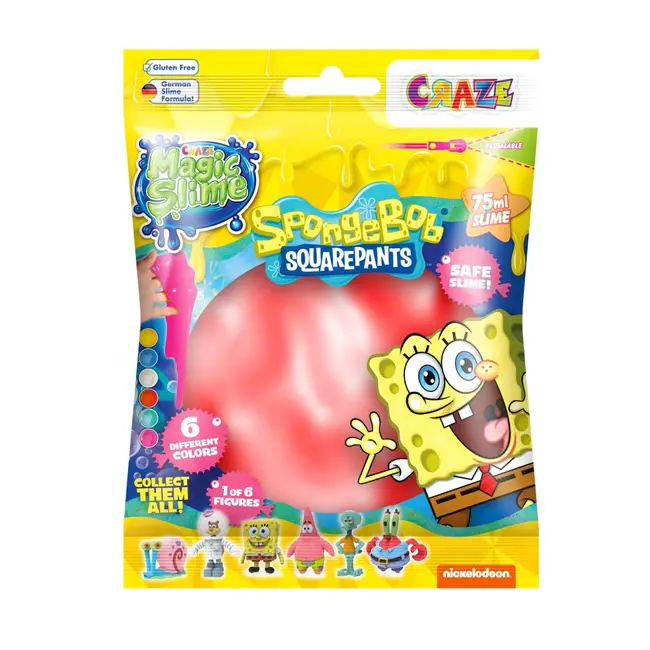 Craze - Slime magic diverse culori in punguta 75ml cu surpriza figurina SpongeBob ARTCRZ52754