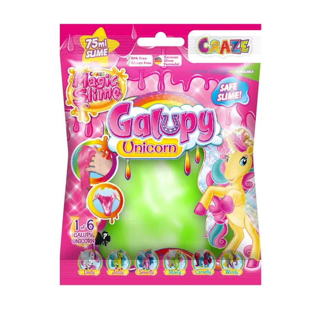 Craze - Slime magic diverse culori in punguta 75ml cu surpriza figurina unicorn ARTCRZ46340