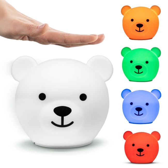 Lampa de veghe multicolora Bor the Bear , Zazu Kids TNAZA-BOR-01