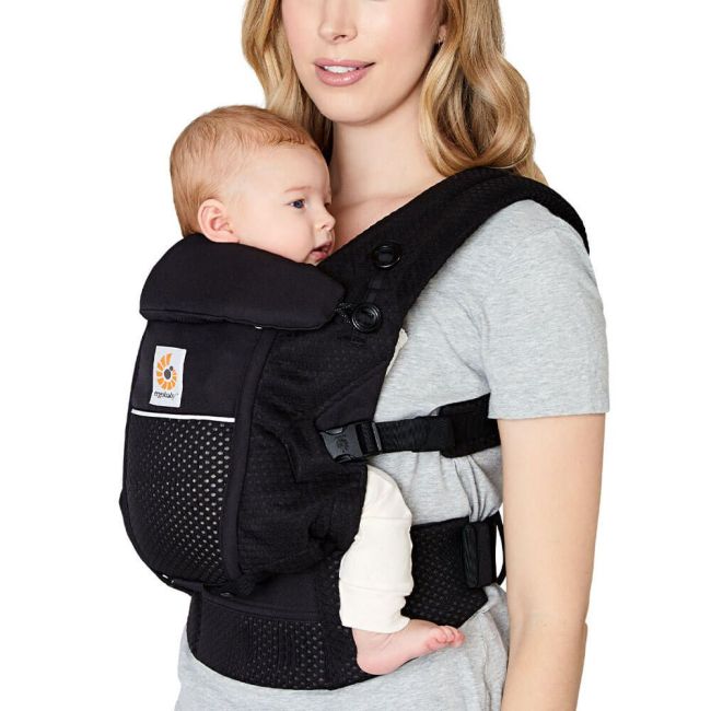 Marsupiu Adapt Soft Flex Mesh Onyx Black Ergobaby TNABCASFMONYX