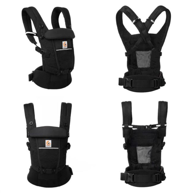 Marsupiu Adapt Soft Flex Mesh Onyx Black Ergobaby TNABCASFMONYX