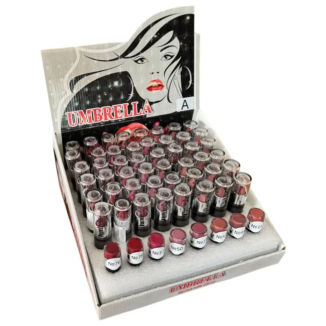 Ruj de Buze Umbrella, Set A,  48 buc + 8 testere