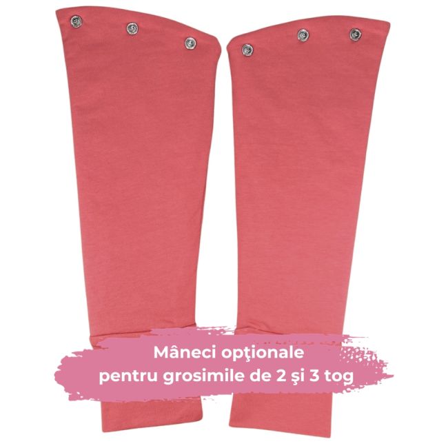 Sac de dormit cu picioruse,  Dreamy Pink, 100 cm, 1 tog KDEJPIC1001DREAMPINK