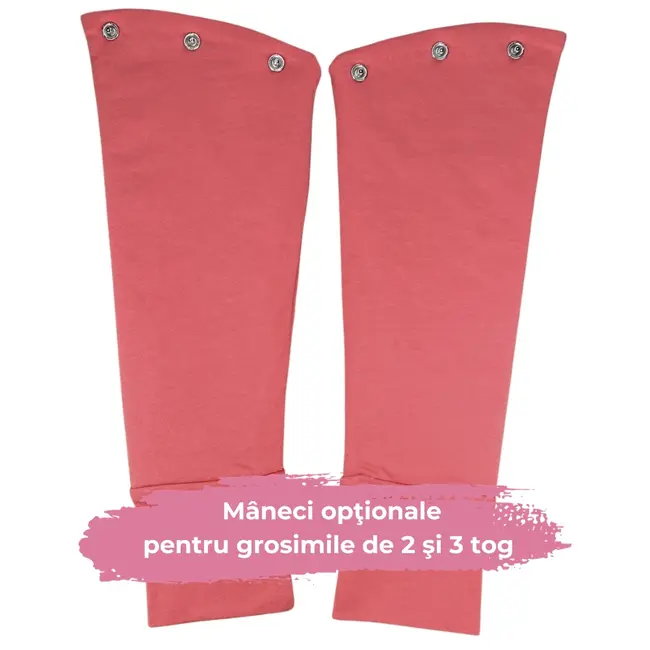 Sac de dormit cu picioruse,  Dreamy Pink, 80 cm, 1 tog KDEJPIC801DREAMPINK
