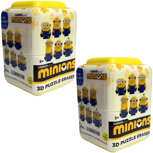 Set 2 radiere-surpriza de construit, Minions