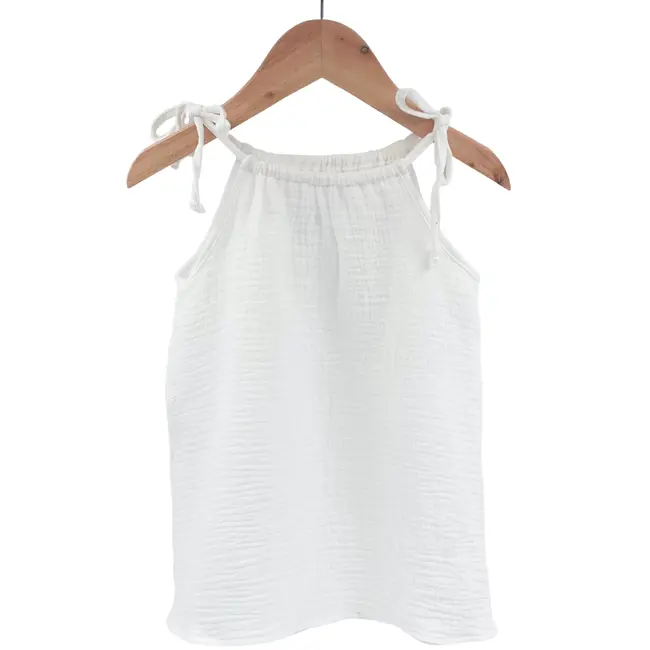 Top cu snur pentru copii, din muselina, Pearl, 4-5 ani KDETSM45PEARL