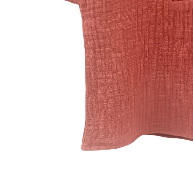 Tricou cu capse de vara pentru copii, din muselina, Summer Toffee, 4-5 ani KDETCM45SUMTOF