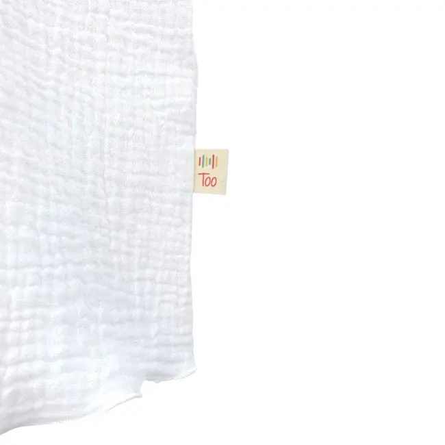 Tricou cu volanase la maneci pentru copii, din muselina, Pearl, 2-3 ani KDETMV23PEARL