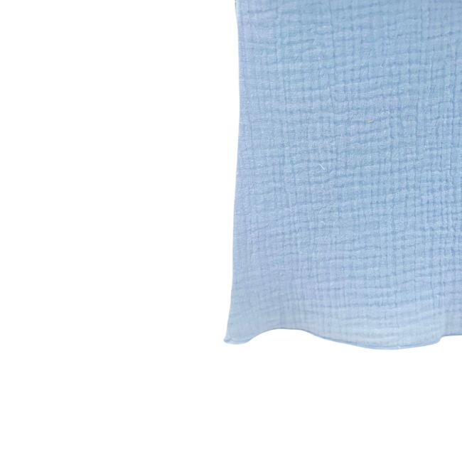 Tricou cu volanase pentru copii, din muselina, Bluebird, 3-4 ani KDETVCM34BLUEBIRD