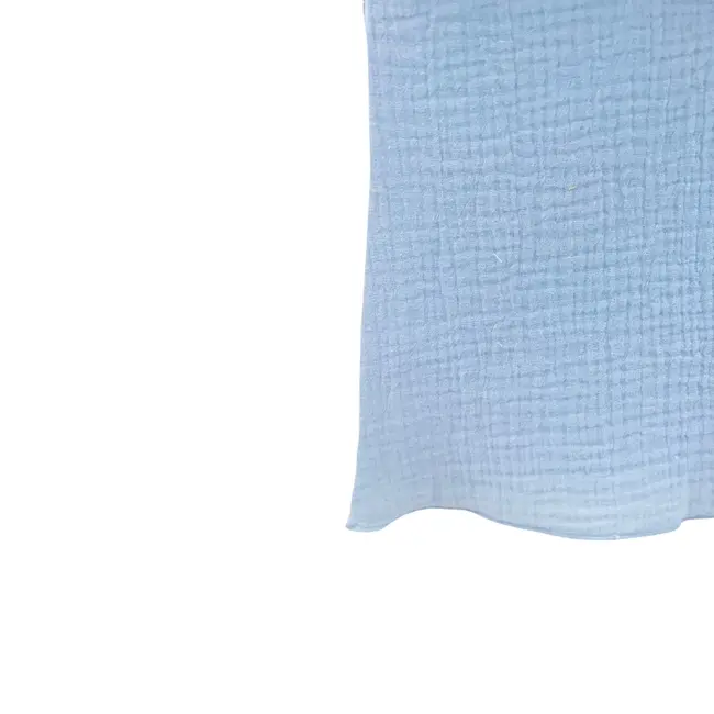 Tricou cu volanase pentru copii, din muselina, Bluebird, 3-4 ani KDETVCM34BLUEBIRD