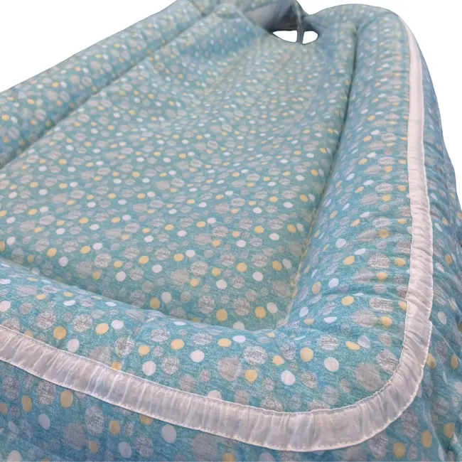 Baby Nest Bubble Blue- culcus bebelus pentru dormit, reversibil, multifunctional 100 x 60 cm KDEBN100BBLU