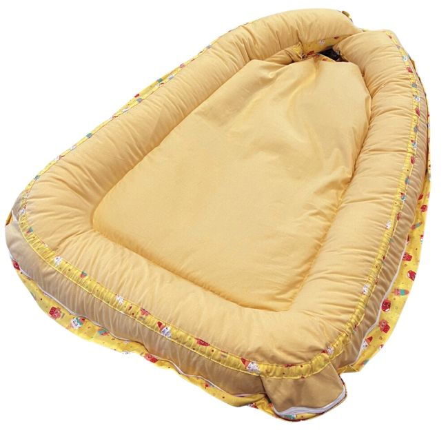 Baby Nest Dream of Ice Cream- culcus bebelus pentru dormit, reversibil, multifunctional 100 x 60 cm KDEBN100DOFIC