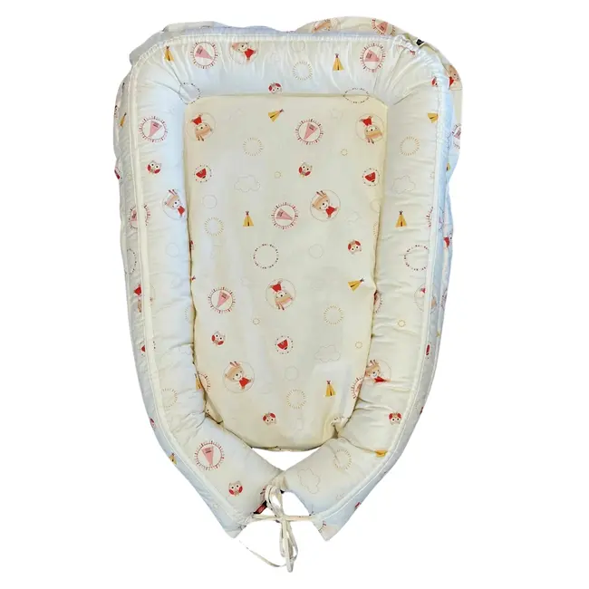 Baby Nest Mici Indieni- culcus bebelus pentru dormit, reversibil, multifunctional 100 x 60 cm KDEBN100MI