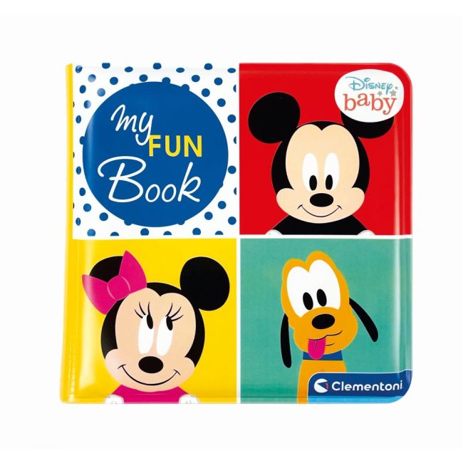 Clementoni - Carticica Disney pentru baita care ajuta la dezvoltarea simturilor ARTCL17720