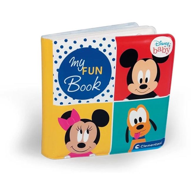 Clementoni - Carticica Disney pentru baita care ajuta la dezvoltarea simturilor ARTCL17720