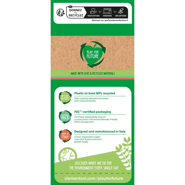 Clementoni - Joc educativ de logica copacel cu bile din plastic reciclat ARTCL17511