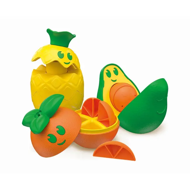 Clementoni - Joc educativ de logica fructe colorate din plastic reciclat ARTCL17512