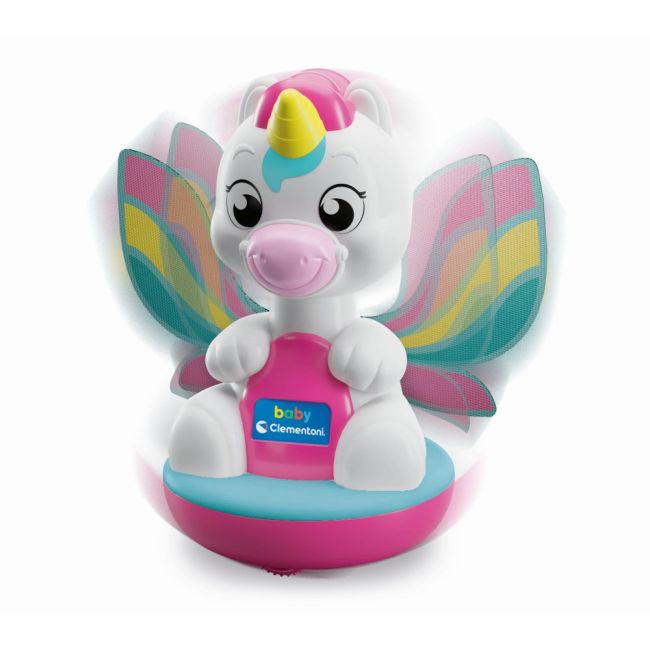 Clementoni - Jucarie apasa si se invarte diverse modele unicorn si dragon ARTCL17498
