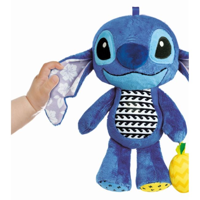 Clementoni - Plus Disney Stitch pentru dezvoltarea senzoriala ce se poate agata la carut sau patut ARTCL17918