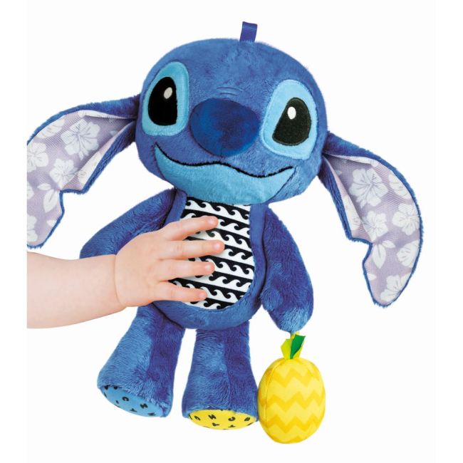 Clementoni - Plus Disney Stitch pentru dezvoltarea senzoriala ce se poate agata la carut sau patut ARTCL17918
