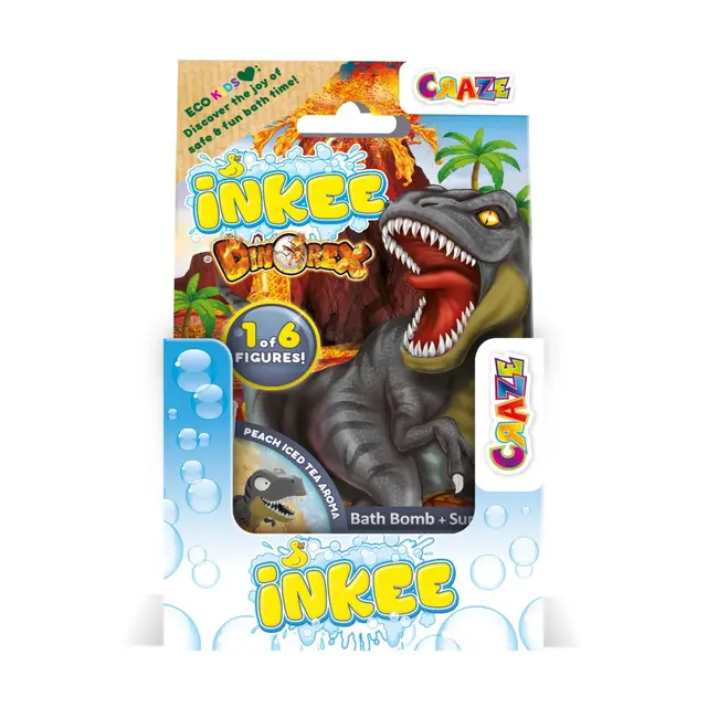 Craze - Bila de baie Inkee cu surpriza dinozaur ARTCRZ59272