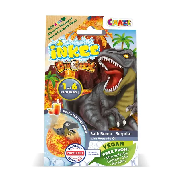 Craze - Bila de baie Inkee cu surpriza dinozaur ARTCRZ59272