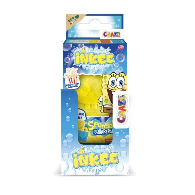 Craze - Bombe de baie Inkee 3 buc asortate in forma de SpongeBob ARTCRZ48740