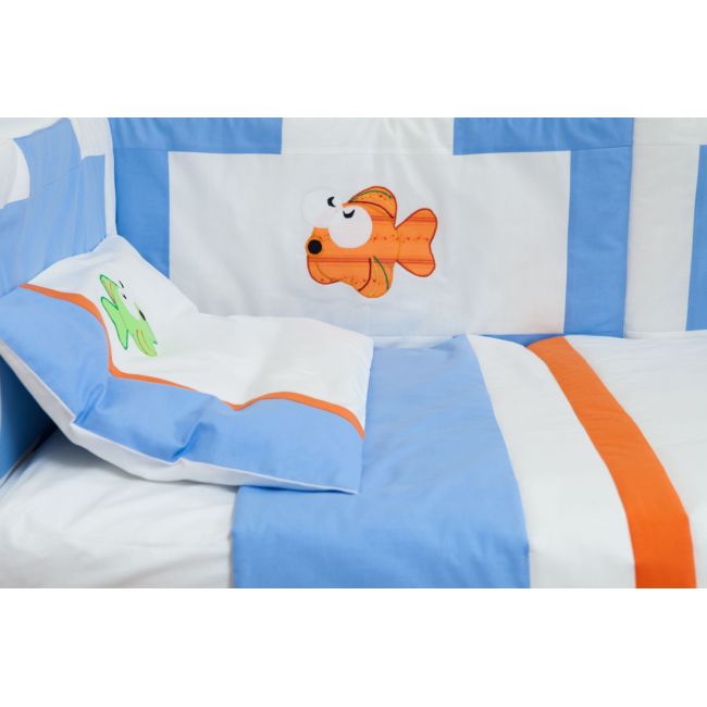 Lenjerie de pat trei piese Fishy KDELP3PFISHY