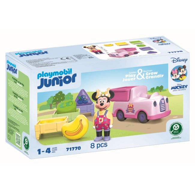 Playmobil - Junior Disney Camionul de sortat fructe al lui Minnie ARTPM71770