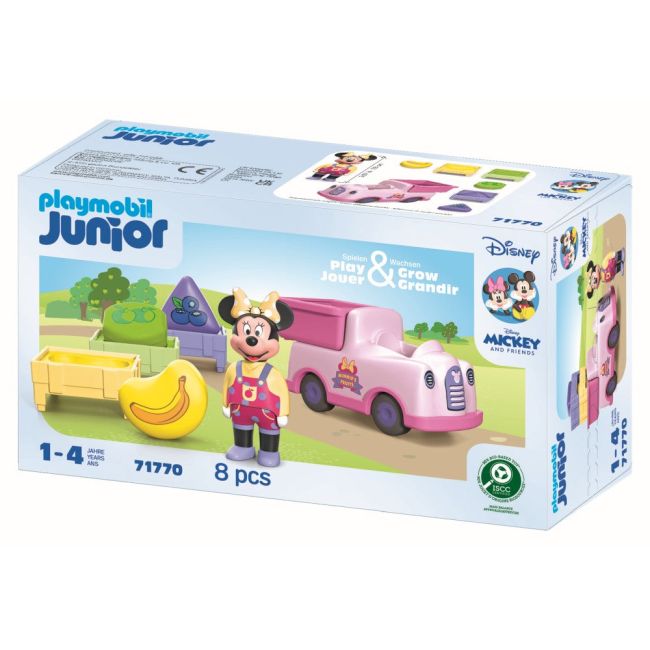 Playmobil - Junior Disney Camionul de sortat fructe al lui Minnie ARTPM71770