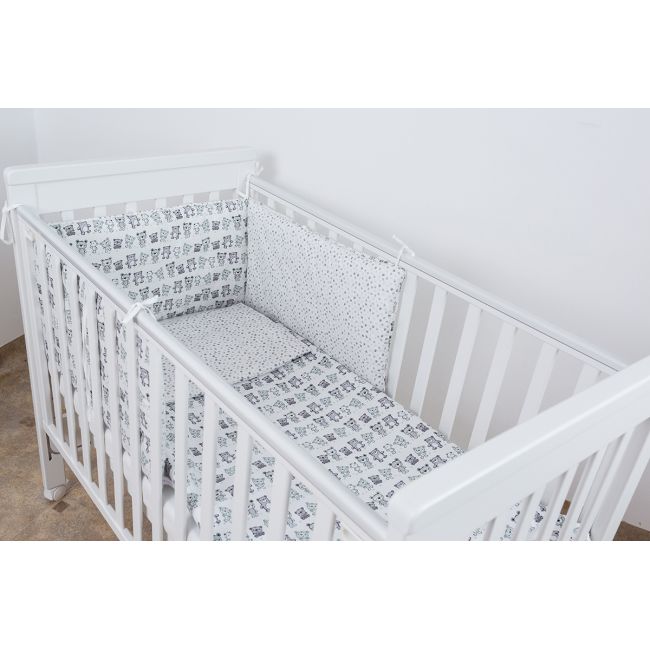 Protectie jumatate de patut dimensiunea 30 cm x 180 cm Baby Bear KDEPJP30180BBEAR
