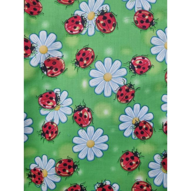 Sac de dormit Ladybug Green, 95 cm, 0.5 tog KDESDUBLG95LADYBUG