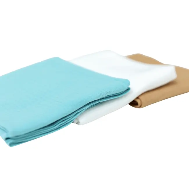 Set 3 scutece de muselina "Blue Biscuit", 75x75 cm KDES3SMBLUEBSC