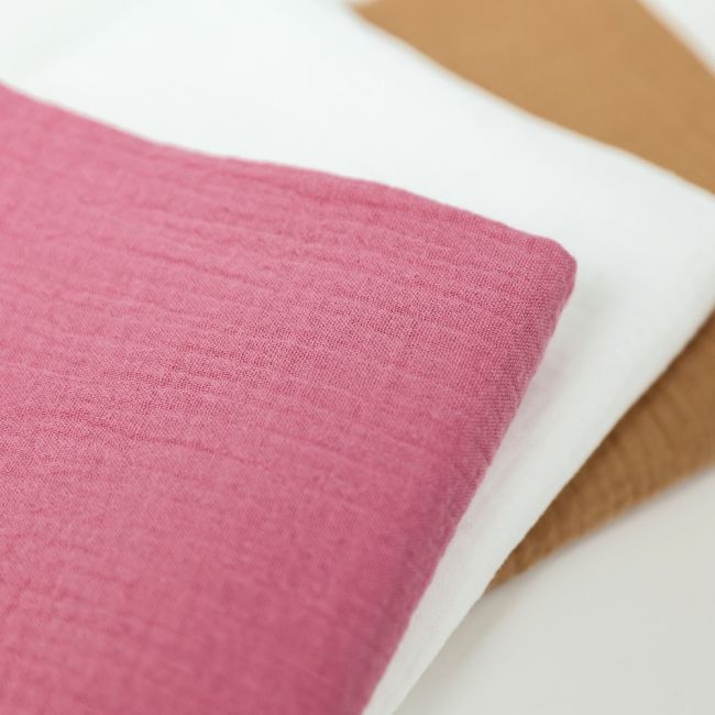 Set 3 scutece de muselina "Pinky Biscuit", 75x75 cm KDES3SMPINKYBSC