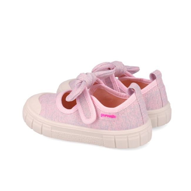 Pantofiori canvas pentru copii Garvalin 252380, rosa (Marime: 26) JEM252380-C-26