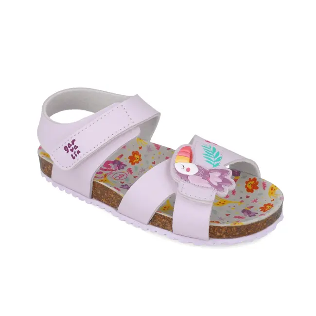 Sandale pentru copii cu papagal Garvalin, 252464, mov (Marime: 34) JEM252464-A-34