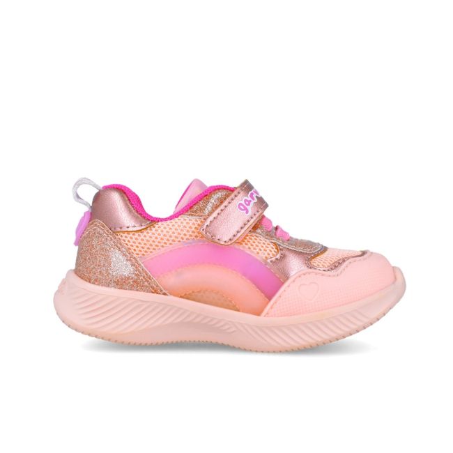 Sneakers cu leduri si curcubeu Garvalin 252801, roz (Marime: 23) JEM252801-A-23