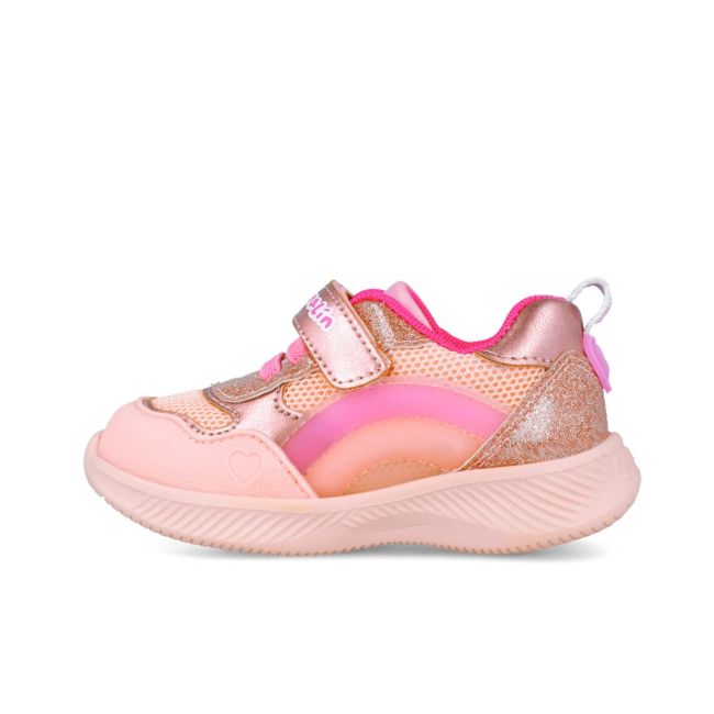 Sneakers cu leduri si curcubeu Garvalin 252801, roz (Marime: 26) JEM252801-A-26