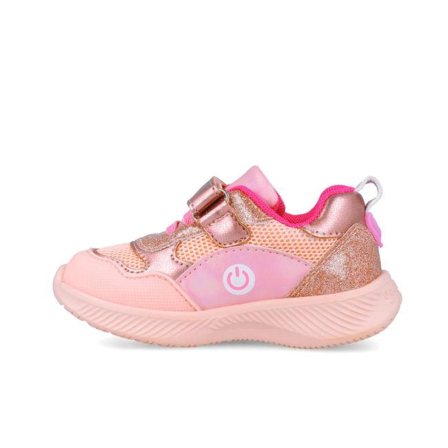 Sneakers cu leduri si curcubeu Garvalin 252801, roz (Marime: 27) JEM252801-A-27