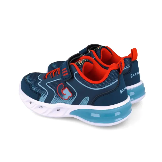 Sneakers cu luminite Garvalin 252828, bleumarin (Marime: 24) JEM252828-A-24