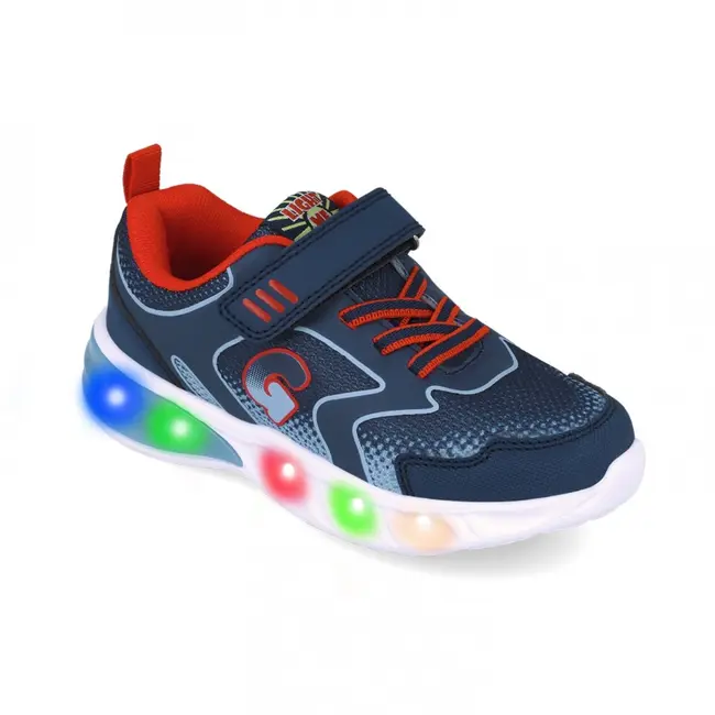 Sneakers cu luminite Garvalin 252828, bleumarin (Marime: 32) JEM252828-A-32