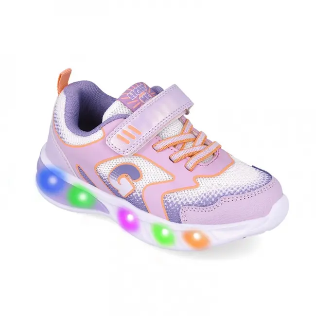 Sneakers cu luminite Garvalin 252828, mov (Marime: 28) JEM252828-D-28