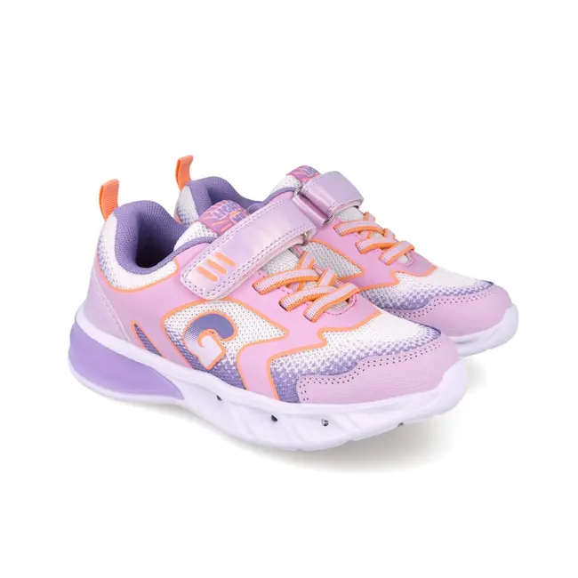 Sneakers cu luminite Garvalin 252828, mov (Marime: 34) JEM252828-D-34