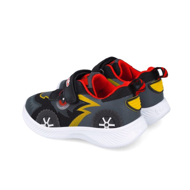 Sneakers cu roti si leduri Garvalin 252800, negri (Marime: 23) JEM252800-A-23